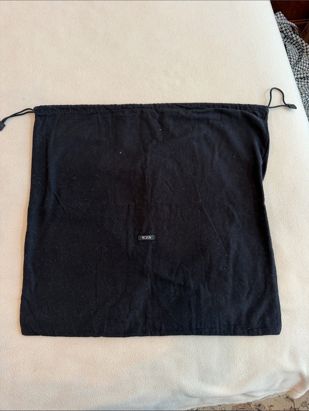 Tumi Black Drawstring Dust Pouch